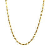 Antique 18KT Yellow Gold Scroll Link Chain, 21 Inches - KFK, Inc.