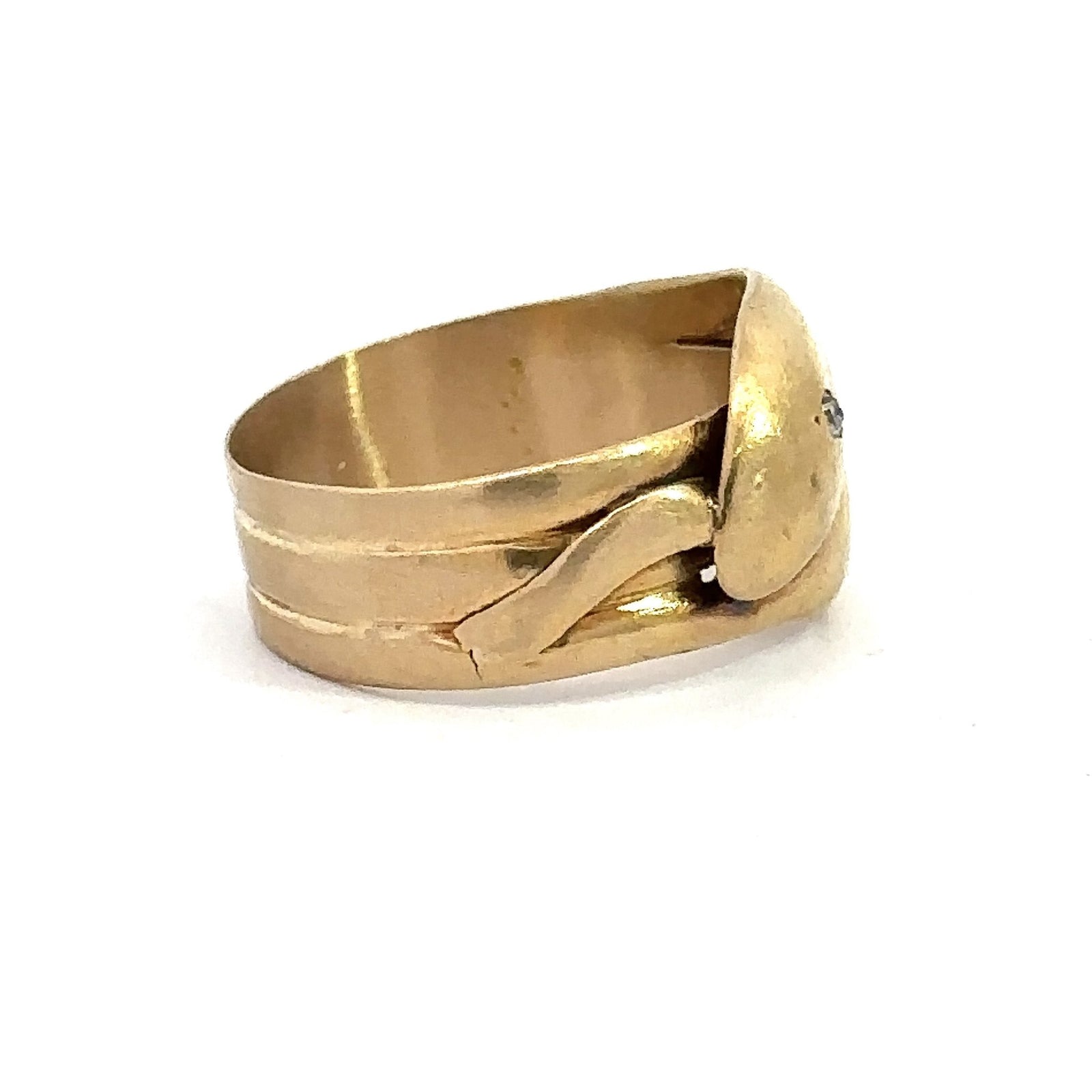 Antique 18KT Yellow Gold Snake Ring, c. 1918 – KFK, Inc.