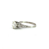 Antique 1920's 1.12CT Old Cut Diamond Ring - KFK, Inc.
