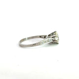 Antique 1920's 1.12CT Old Cut Diamond Ring - KFK, Inc.