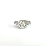 Antique 1920's 1.12CT Old Cut Diamond Ring - KFK, Inc.