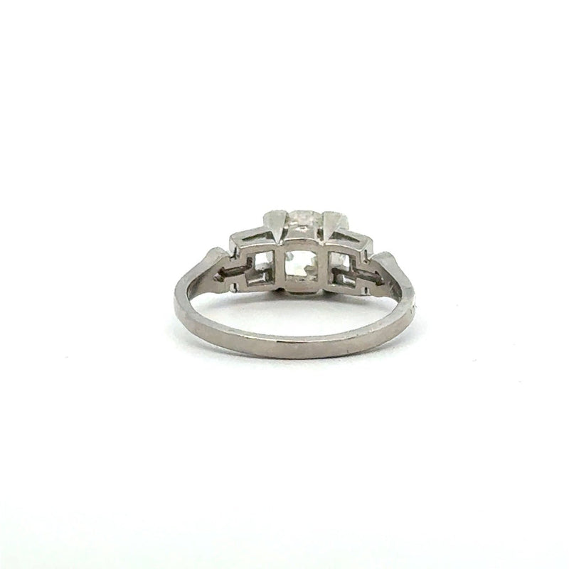 Antique 1920's 1.70CT Diamond Platinum Ring - KFK, Inc.