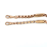 Antique 9KT Gold Chain with Albert T-Bar, 16.5 Inches - KFK, Inc.