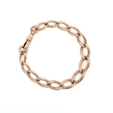 Antique 9KT Rose Gold Oval Link Bracelet - KFK, Inc.