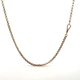Antique 9KT Yellow Gold Belcher Chain, 24.5" Inches - KFK, Inc.