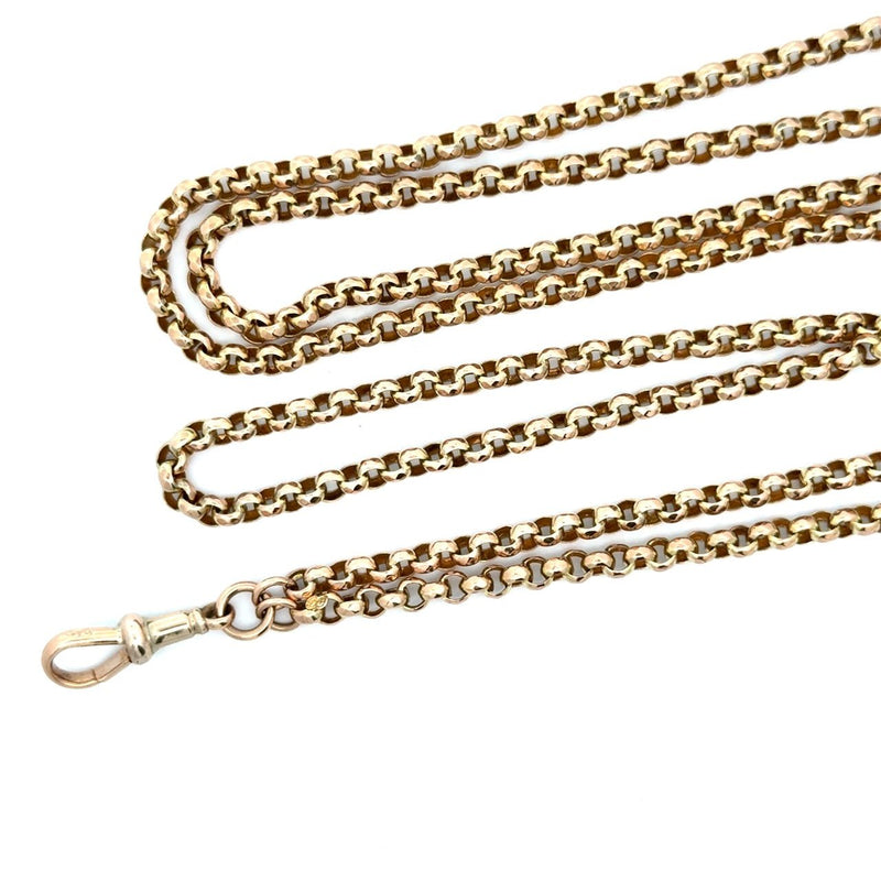 55cm (22") Solid Belcher Chain In 10kt Yellow Gold - Foto 12
