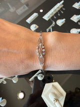 Antique Edwardian Diamond Platinum & 14KT Gold Bracelet - KFK, Inc.
