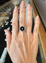 Antique Onyx Diamond Ring, Platinum and 14KT Yellow Gold - KFK, Inc.