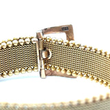 Antique Victorian 9KT Yellow Gold Belt Bracelet - KFK, Inc.