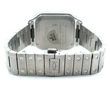 Cartier Santos Stainless Steel Watch 4705, Medium - KFK, Inc.