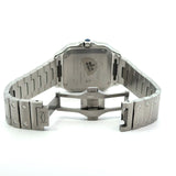 Cartier Santos Stainless Steel Watch 4705, Medium - KFK, Inc.