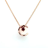 Chanel Coco 18K Beige Gold Ruby Pendant Necklace - KFK, Inc.