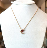 Chanel Coco 18K Beige Gold Ruby Pendant Necklace - KFK, Inc.