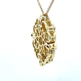 Charles Krypell 18KT Yellow Gold 1.6CT Diamond Pendant Necklace - KFK, Inc.