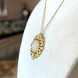 Charles Krypell 18KT Yellow Gold 1.6CT Diamond Pendant Necklace - KFK, Inc.