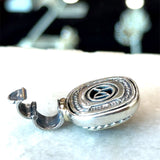 David Yurman Albion Citrine Pendant, Sterling Silver and 14KT Gold - KFK, Inc.
