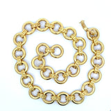 Elizabeth Locke 19KT Yellow Gold Round Link Necklace - KFK, Inc.