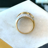 Estate 18KT Yellow Gold 2.0CT Diamond Cocktail Ring - KFK, Inc.
