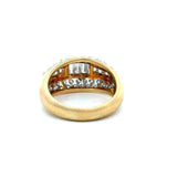 Estate 18KT Yellow Gold 2.0CT Diamond Cocktail Ring - KFK, Inc.