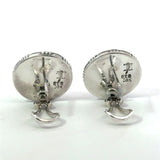 John Hardy 18KT Gold and Silver Basket Weave Earrings - KFK, Inc.