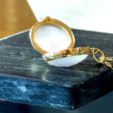 Monica Rich Kosann 18KT Faceted Mother of Pearl Locket Necklace - KFK, Inc.