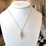Monica Rich Kosann 18KT Mini Carpe Diem Pendant Necklace - KFK, Inc.