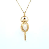 Monica Rich Kosann 18KT Mini Carpe Diem Pendant Necklace - KFK, Inc.