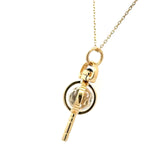 Monica Rich Kosann 18KT Mini Carpe Diem Pendant Necklace - KFK, Inc.