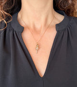 Monica Rich Kosann 18KT Mini Carpe Diem Pendant Necklace - KFK, Inc.
