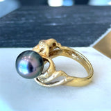Onofrio d'Oro 18KT Gold and Pearl Octopus Ring - KFK, Inc.