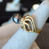 Onofrio d'Oro 18KT Gold and Pearl Octopus Ring - KFK, Inc.