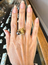 Onofrio d'Oro 18KT Gold and Pearl Octopus Ring - KFK, Inc.