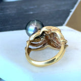 Onofrio d'Oro 18KT Gold and Pearl Octopus Ring - KFK, Inc.