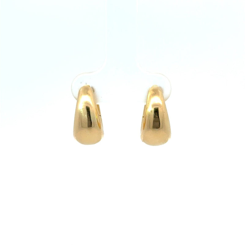 Pomellato 18K Yellow Gold Huggie Earrings - KFK, Inc.