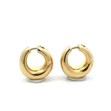 Pomellato 18K Yellow Gold Huggie Earrings - KFK, Inc.