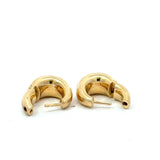 Pomellato 18K Yellow Gold Huggie Earrings - KFK, Inc.