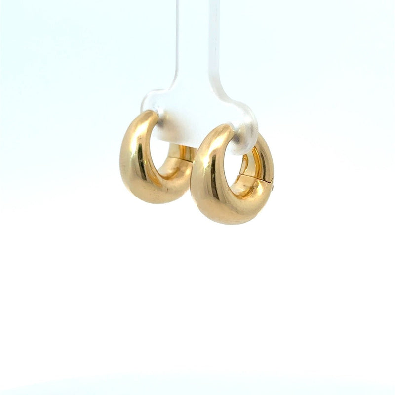 Pomellato 18K Yellow Gold Huggie Earrings - KFK, Inc.