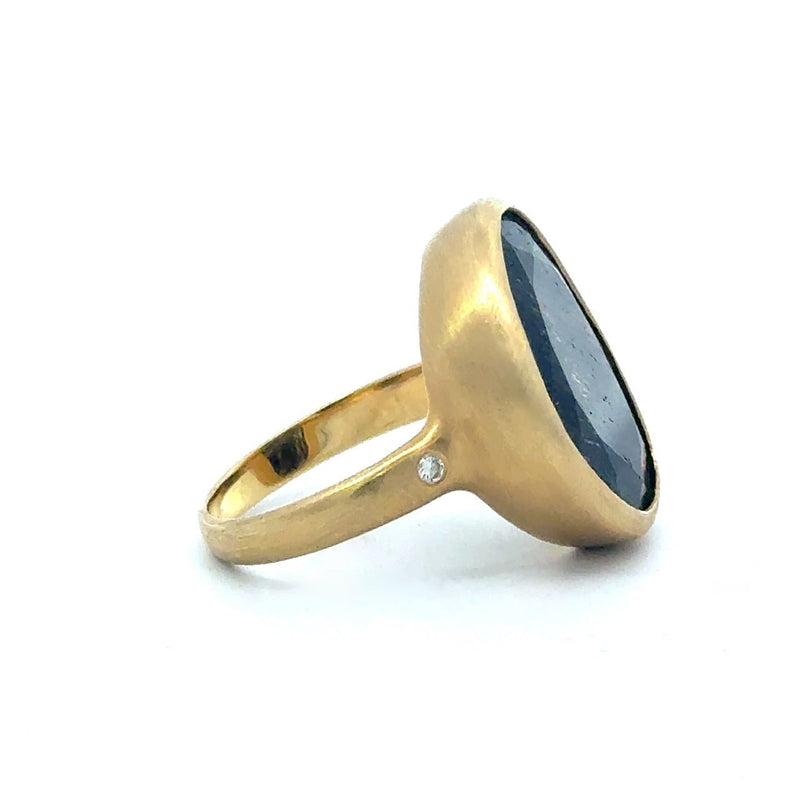 Rina Limor Rutilated Quartz Ring, 18KT Yellow Gold - KFK, Inc.