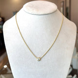 Roberto Coin 18K Yellow Gold Single Diamond Necklace - KFK, Inc.