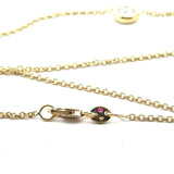 Roberto Coin 18K Yellow Gold Single Diamond Necklace - KFK, Inc.