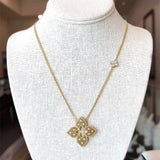Roberto Coin 18KT Gold Venetian Princess Diamond Dual Chain Necklace - KFK, Inc.