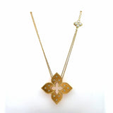 Roberto Coin 18KT Gold Venetian Princess Diamond Dual Chain Necklace - KFK, Inc.