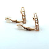 Roberto Coin 18KT Rose Gold Princess Flower Diamond Clip Earrings - KFK, Inc.