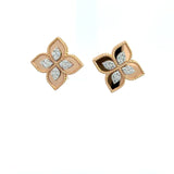 Roberto Coin 18KT Rose Gold Princess Flower Diamond Clip Earrings - KFK, Inc.