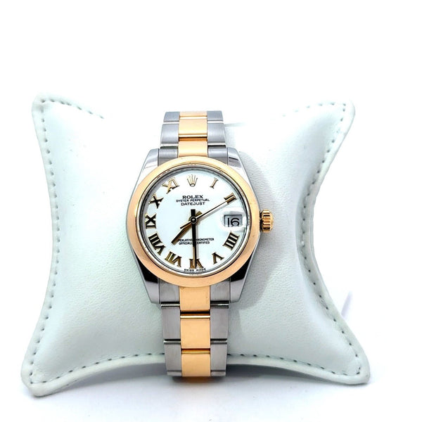 Rolex 31mm  two-tone 18KT yellow gold and stainless steel with oyster bracelet KFK Jewelers Los Angeles
