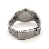 1955 Rolex Precision Oyster Date 34mm stainless steel with after market custom blue dial model 6494 KFK Jewelers Los Angeles