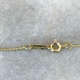 Tiffany & Co. 18KT Trefoil Key Pendant Neccklace - KFK, Inc.