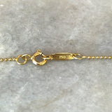 Tiffany & Co. 18KT Trefoil Key Pendant Neccklace - KFK, Inc.