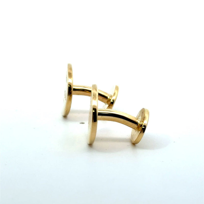 Tiffany & Co. 18KT Yellow Gold Return to Tiffany Cufflinks - KFK, Inc.