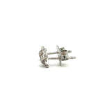 Tiffany & Co. Platinum Diamond Cross Stitch Mini Stud Earrings - KFK, Inc.